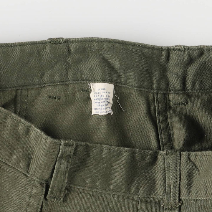 ~1980'S US Military Baker Pants 36x32 Men's W36 equivalent Vintage unclear Khaki type Vintage Second Hand