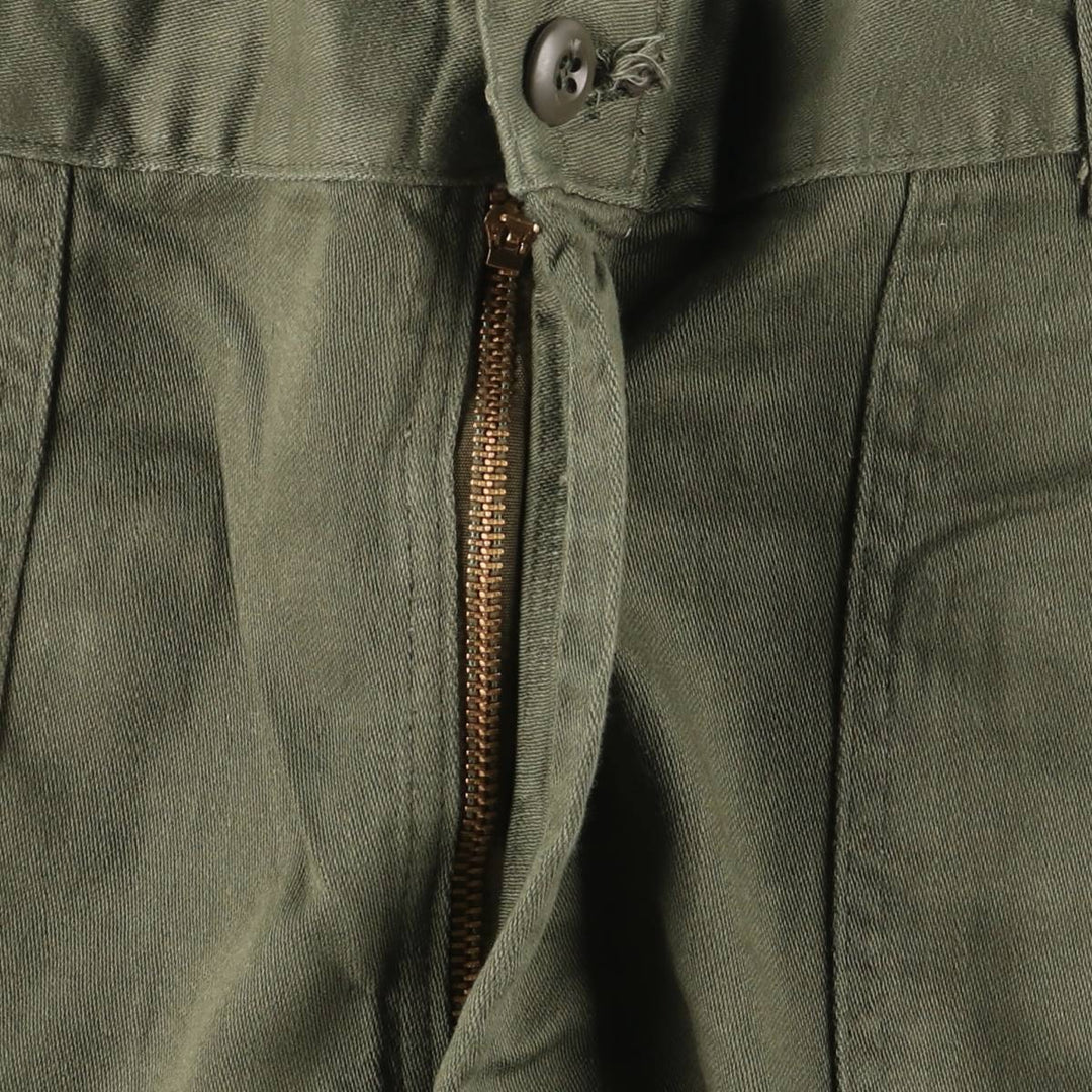 ~1980'S US Military Baker Pants 36x32 Men's W36 equivalent Vintage unclear Khaki type Vintage Second Hand