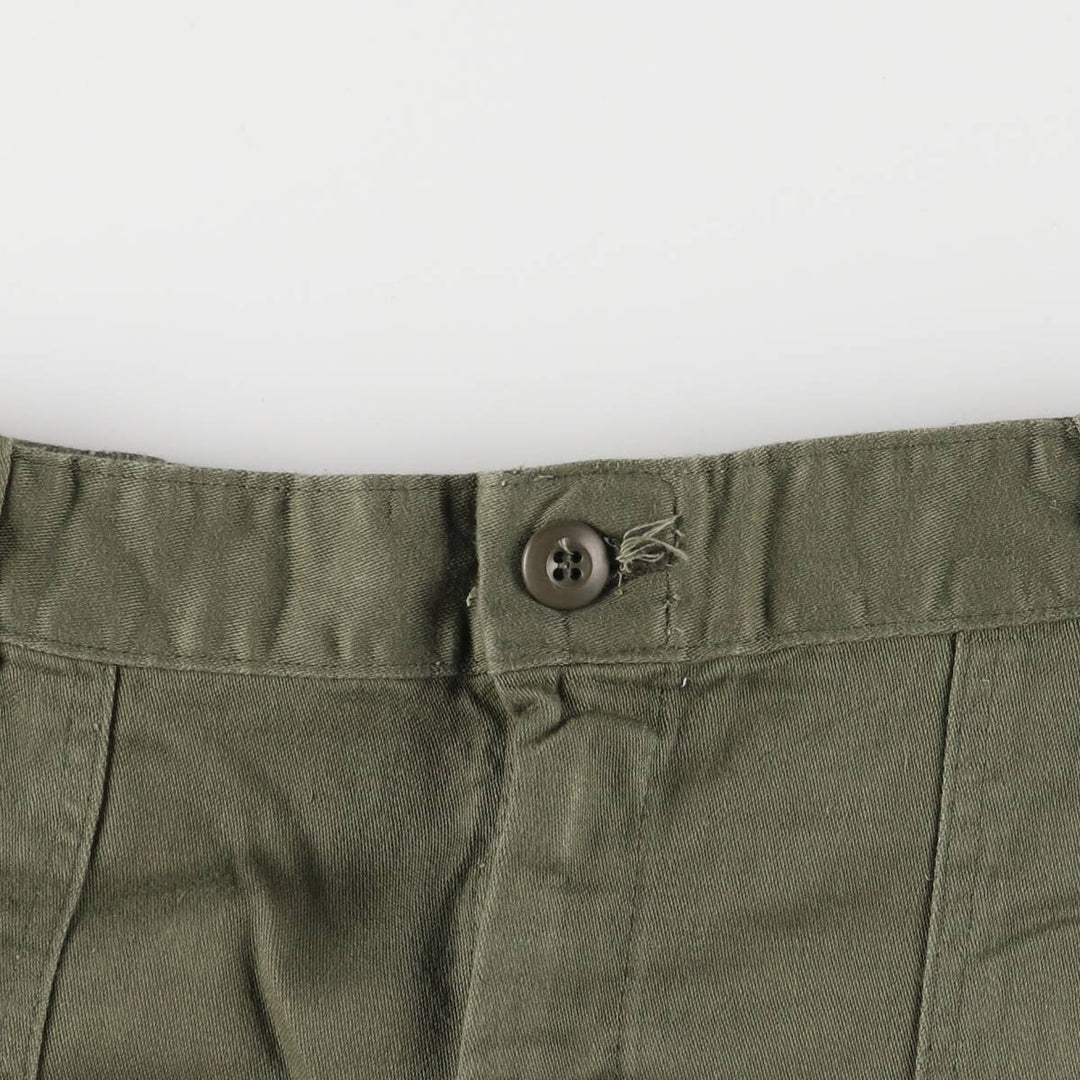 ~1980'S US Military Baker Pants 36x32 Men's W36 equivalent Vintage unclear Khaki type Vintage Second Hand