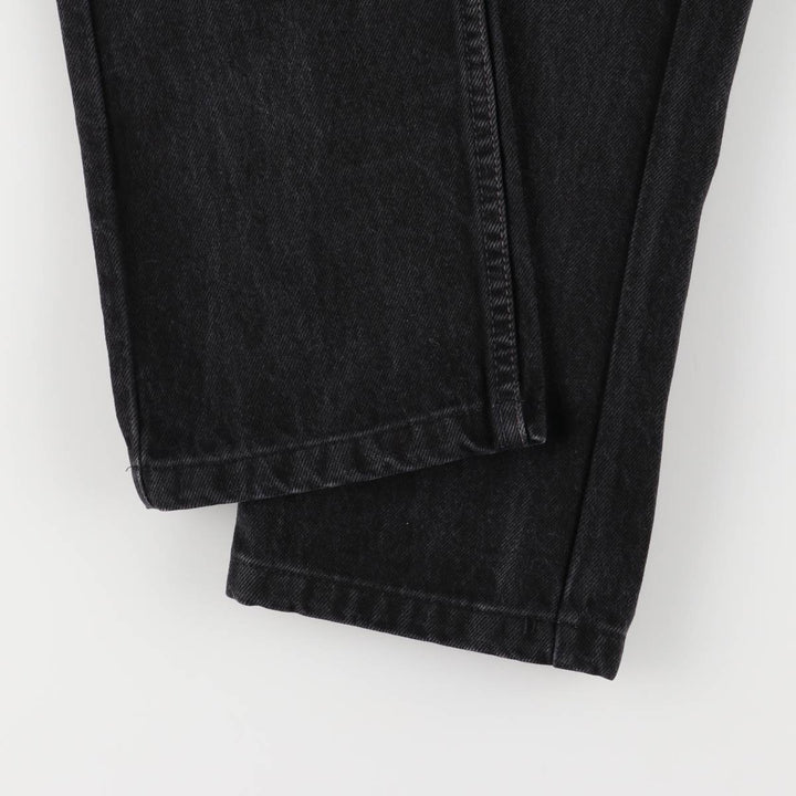 90'S Levi's 6501-0660 Black Denim Straight Denim Pants Made in USA Women's L (w28) Vintage cotton black type Vintage Second Hand
