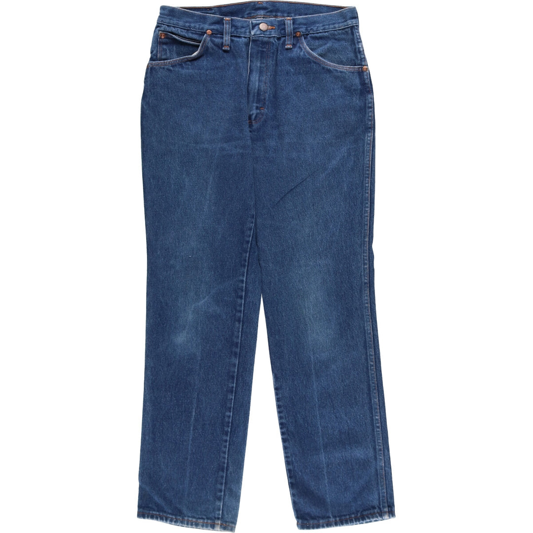 80s-90'S Wrangler Men's Regular Fit Straight Denim Pants Made in USA Men's W31 Vintage unclear blue type Vintage Second Hand