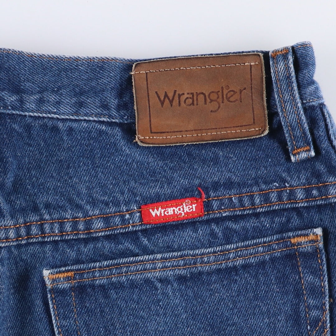 80s-90'S Wrangler Men's Regular Fit Straight Denim Pants Made in USA Men's W31 Vintage unclear blue type Vintage Second Hand