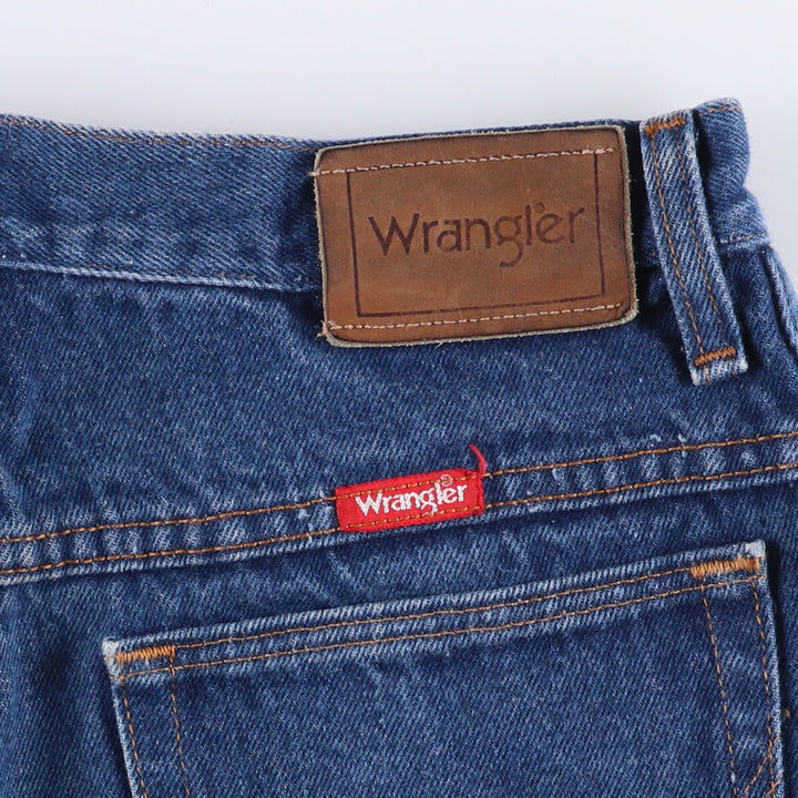 80s-90'S Wrangler Men's Regular Fit Straight Denim Pants Made in USA Men's W31 Vintage unclear blue type Vintage Second Hand