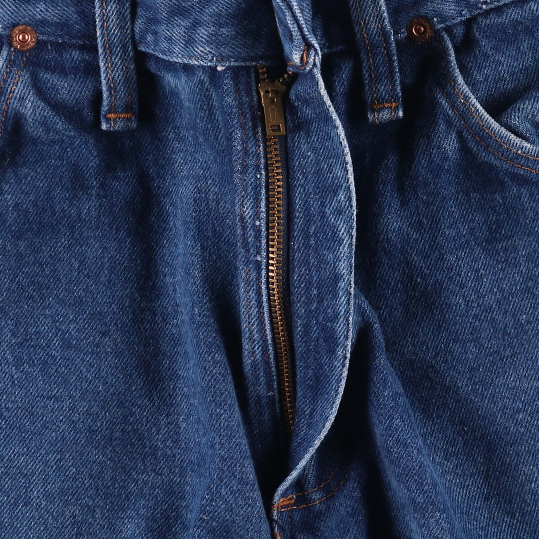 80s-90'S Wrangler Men's Regular Fit Straight Denim Pants Made in USA Men's W31 Vintage unclear blue type Vintage Second Hand