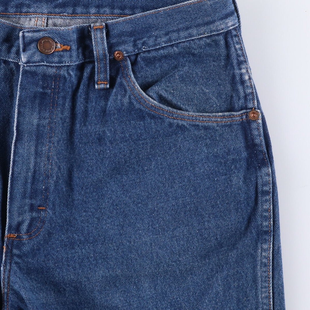 80s-90'S Wrangler Men's Regular Fit Straight Denim Pants Made in USA Men's W31 Vintage unclear blue type Vintage Second Hand