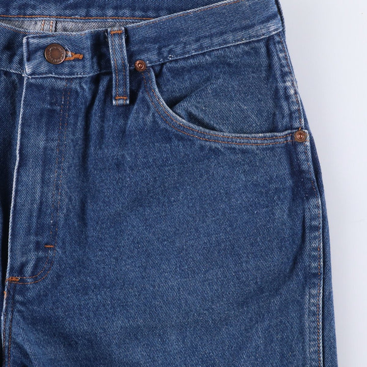 80s-90'S Wrangler Men's Regular Fit Straight Denim Pants Made in USA Men's W31 Vintage unclear blue type Vintage Second Hand