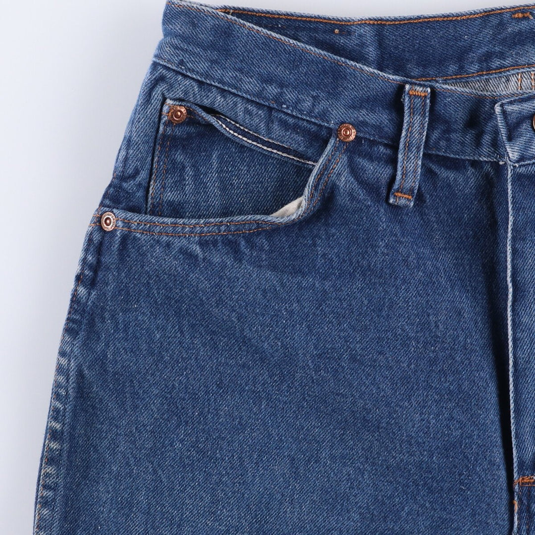 80s-90'S Wrangler Men's Regular Fit Straight Denim Pants Made in USA Men's W31 Vintage unclear blue type Vintage Second Hand
