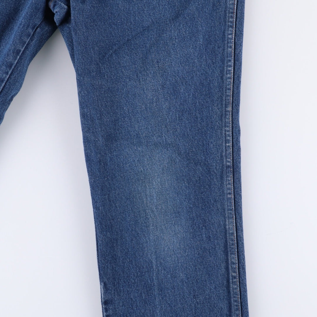 80s-90'S Wrangler Men's Regular Fit Straight Denim Pants Made in USA Men's W31 Vintage unclear blue type Vintage Second Hand