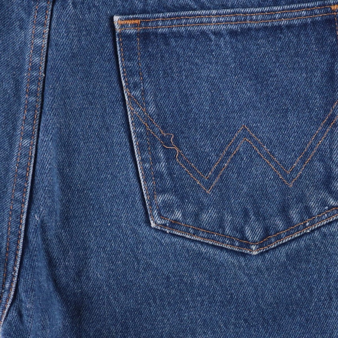 80s-90'S Wrangler Men's Regular Fit Straight Denim Pants Made in USA Men's W31 Vintage unclear blue type Vintage Second Hand