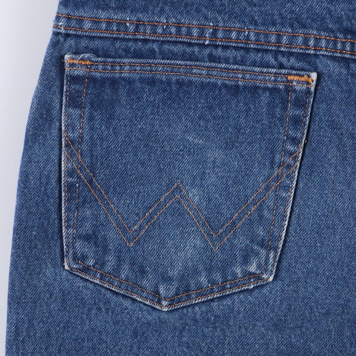 80s-90'S Wrangler Men's Regular Fit Straight Denim Pants Made in USA Men's W31 Vintage unclear blue type Vintage Second Hand