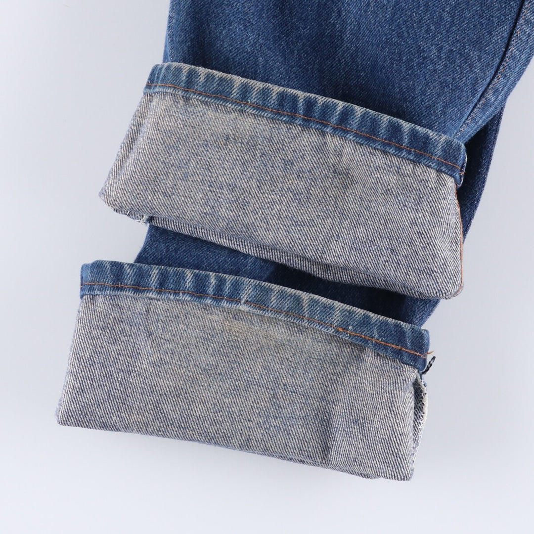80s-90'S Wrangler Men's Regular Fit Straight Denim Pants Made in USA Men's W31 Vintage unclear blue type Vintage Second Hand