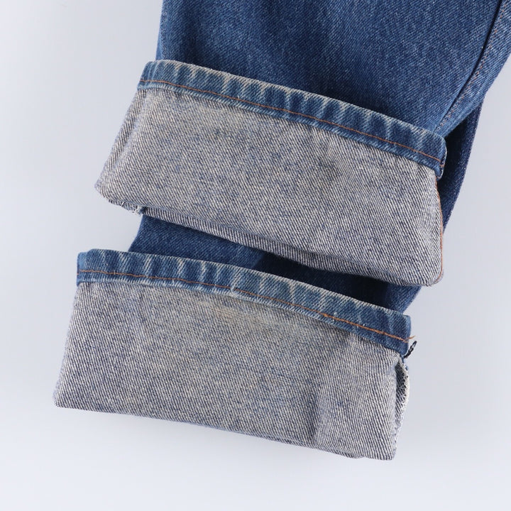 80s-90'S Wrangler Men's Regular Fit Straight Denim Pants Made in USA Men's W31 Vintage unclear blue type Vintage Second Hand