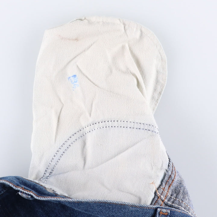 80s-90'S Wrangler Men's Regular Fit Straight Denim Pants Made in USA Men's W31 Vintage unclear blue type Vintage Second Hand