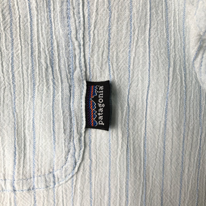 00'S Patagonia A Organic cotton Blue type light blue Vintage Second Hand