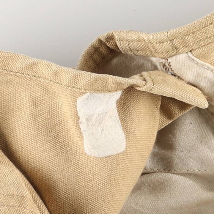 Carhartt Painted Double Knee Duck Overalls for Men (W37) unclear Beige type Vintage Second Hand