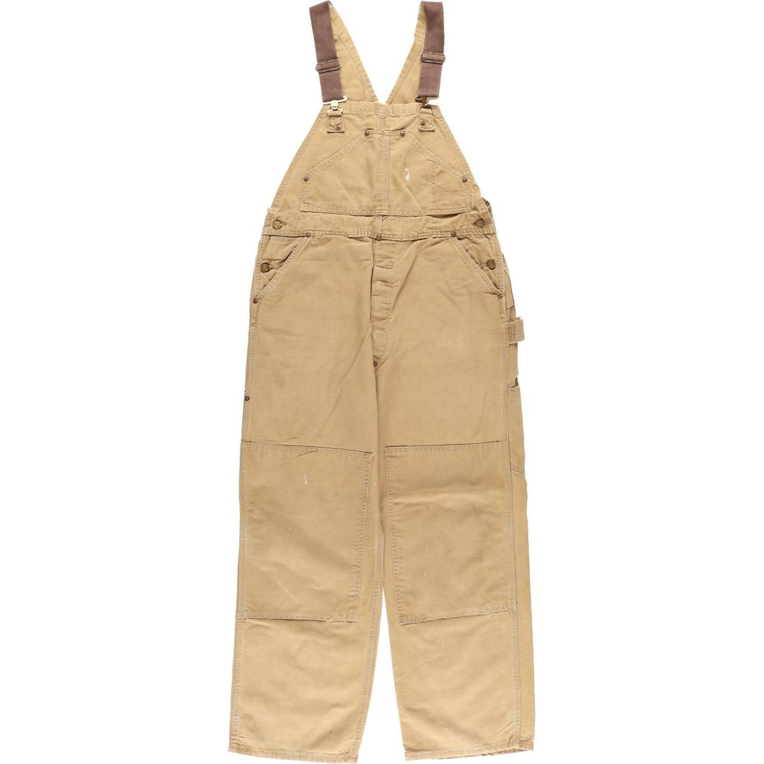 Carhartt Double Knee Duck Overalls Men's W37 Vintage unclear ocher yellow type Vintage Second Hand