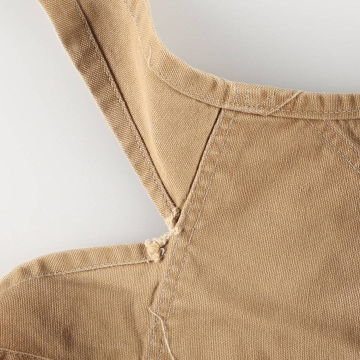 Carhartt Double Knee Duck Overalls Men's W37 Vintage unclear ocher yellow type Vintage Second Hand
