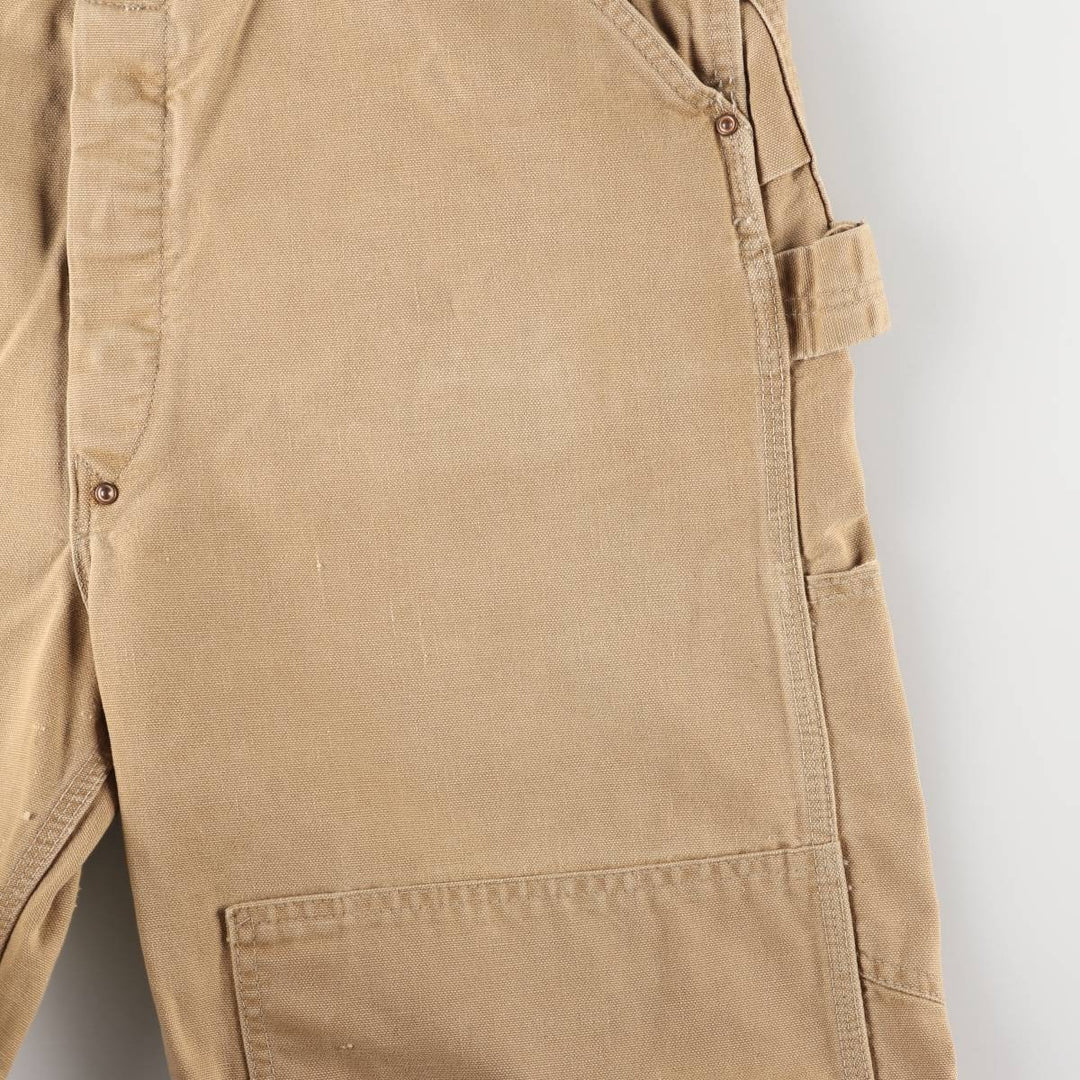 Carhartt Double Knee Duck Overalls Men's W37 Vintage unclear ocher yellow type Vintage Second Hand