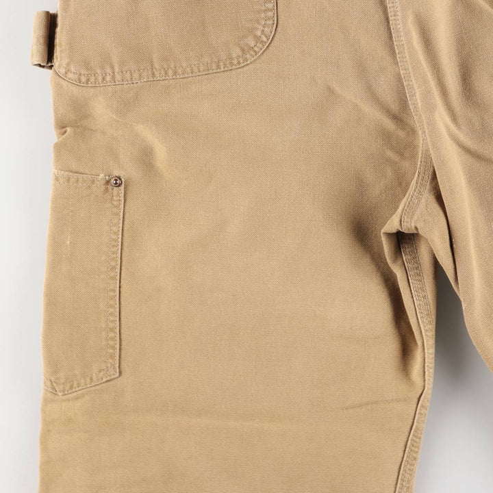 Carhartt Double Knee Duck Overalls Men's W37 Vintage unclear ocher yellow type Vintage Second Hand