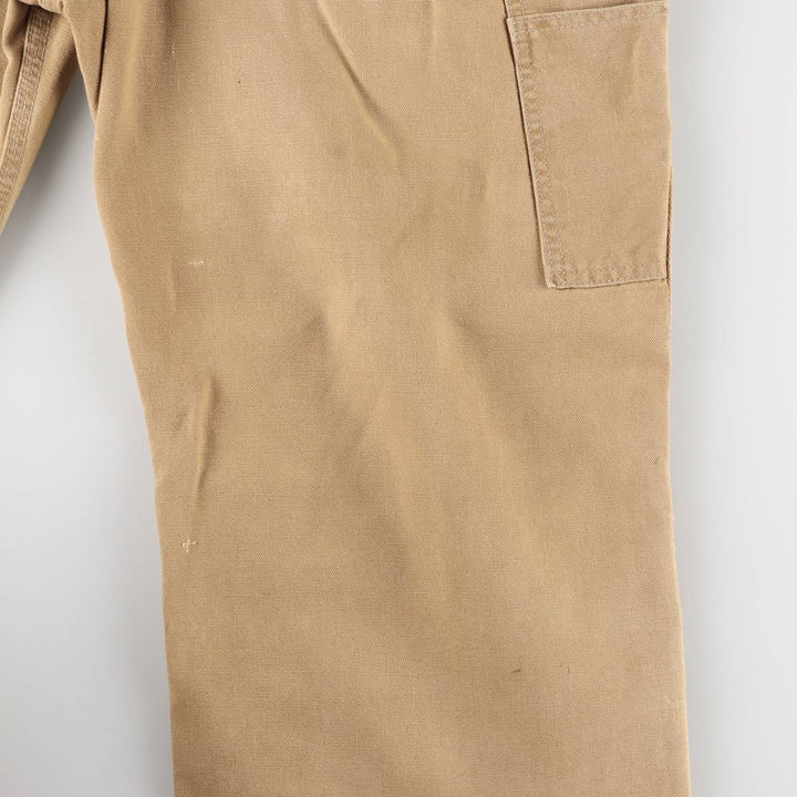Carhartt Double Knee Duck Overalls Men's W37 Vintage unclear ocher yellow type Vintage Second Hand