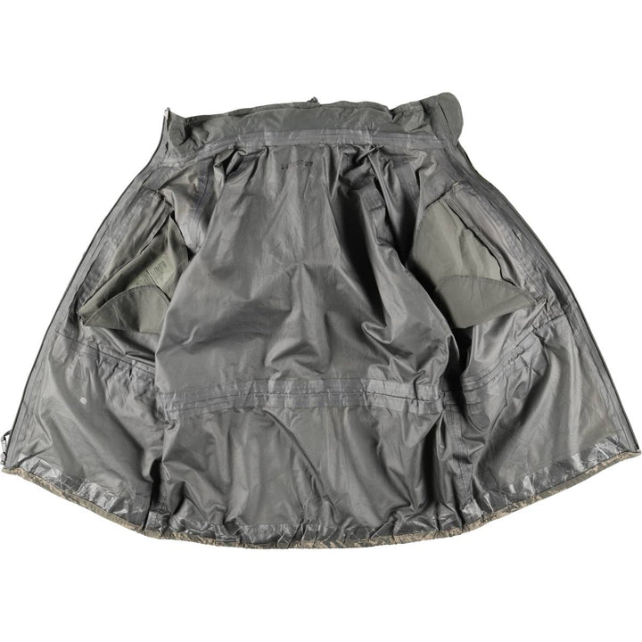 Authentic US military USAIR FORCE APECS Camouflage Pattern ABU Digital Tiger Camo Military Gore-Tex Parka, Made in USA, Large Regular Nylon Khaki type Vintage Second Hand