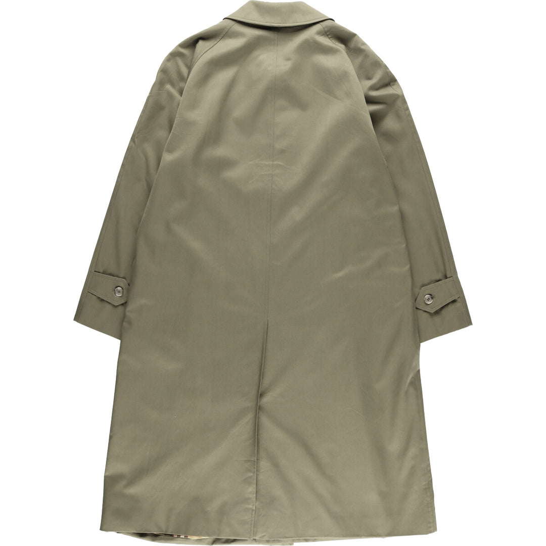 Burberry's BURBERRYS OF LONDON Balmacaan Coat, Men's Size M cotton Khaki type Vintage Second Hand