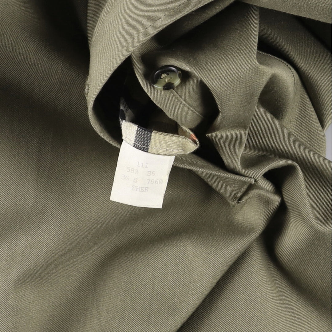 Burberry's BURBERRYS OF LONDON Balmacaan Coat, Men's Size M cotton Khaki type Vintage Second Hand