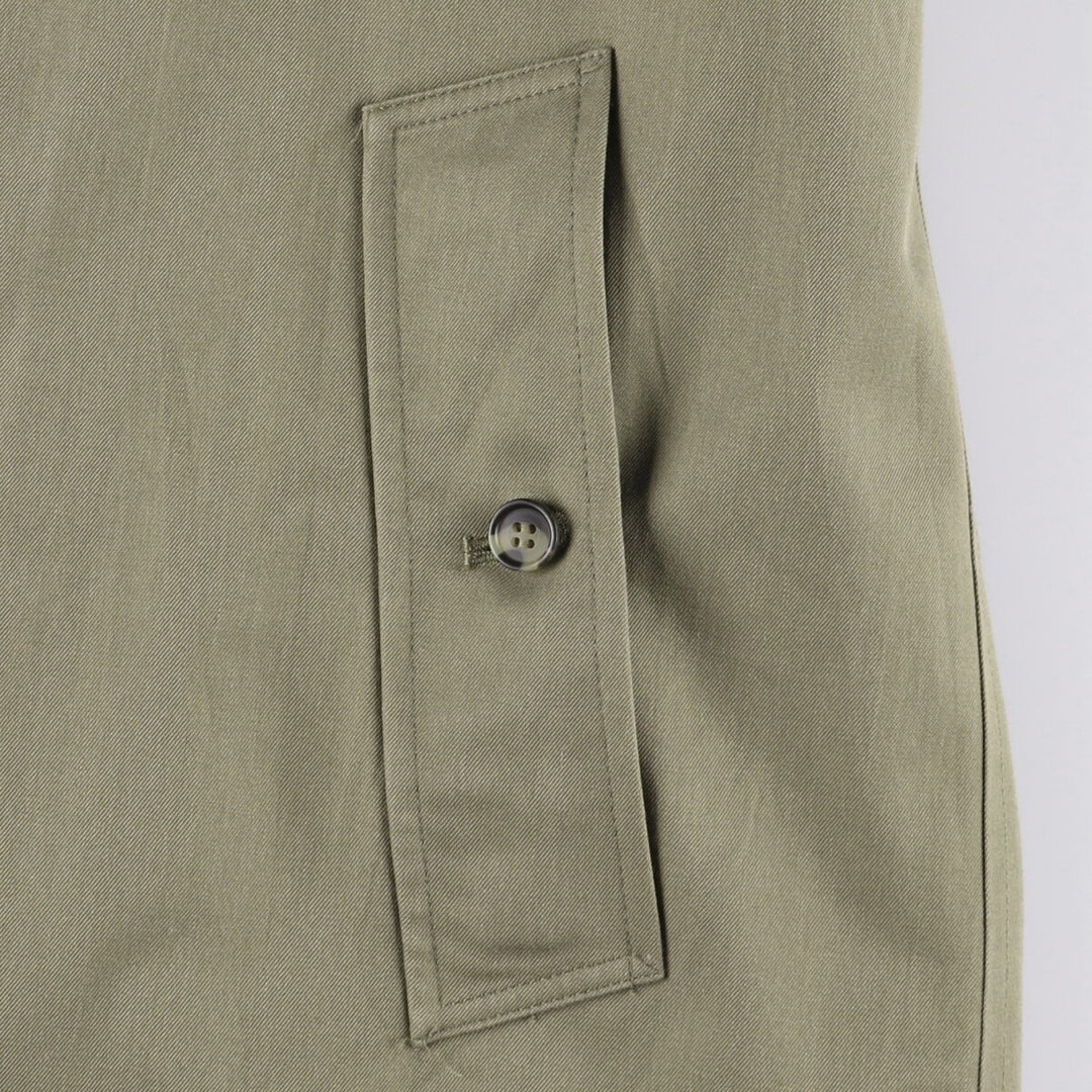 Burberry's BURBERRYS OF LONDON Balmacaan Coat, Men's Size M cotton Khaki type Vintage Second Hand