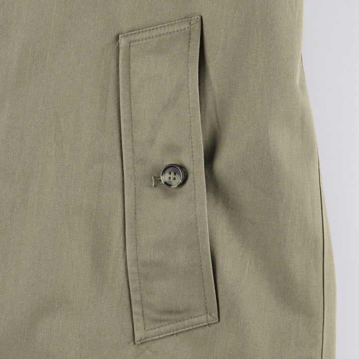 Burberry's BURBERRYS OF LONDON Balmacaan Coat, Men's Size M cotton Khaki type Vintage Second Hand