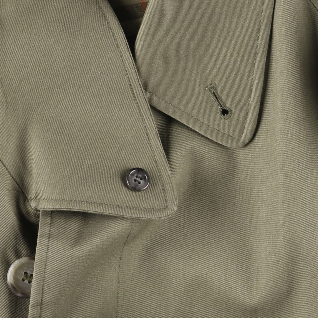 Burberry's BURBERRYS OF LONDON Balmacaan Coat, Men's Size M cotton Khaki type Vintage Second Hand