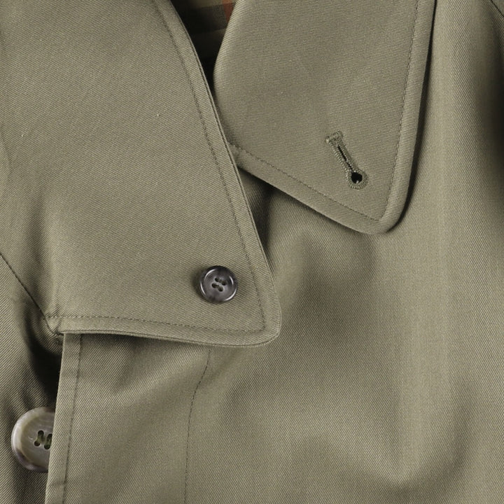 Burberry's BURBERRYS OF LONDON Balmacaan Coat, Men's Size M cotton Khaki type Vintage Second Hand