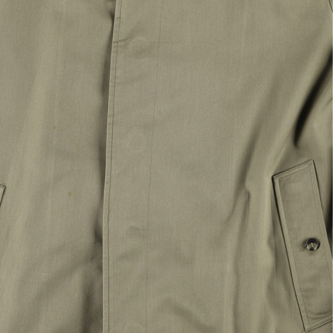 Burberry's BURBERRYS OF LONDON Balmacaan Coat, Men's Size M cotton Khaki type Vintage Second Hand