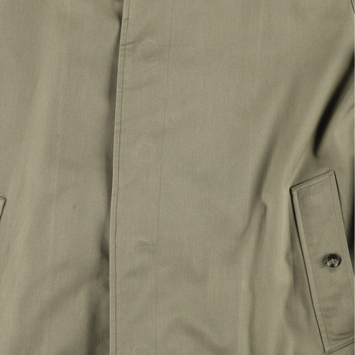 Burberry's BURBERRYS OF LONDON Balmacaan Coat, Men's Size M cotton Khaki type Vintage Second Hand