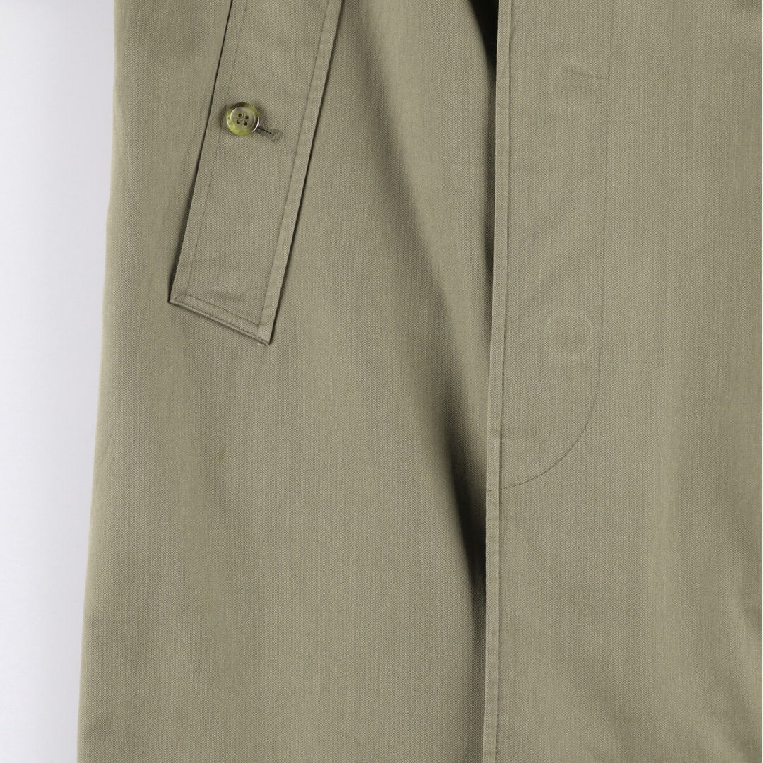 Burberry's BURBERRYS OF LONDON Balmacaan Coat, Men's Size M cotton Khaki type Vintage Second Hand