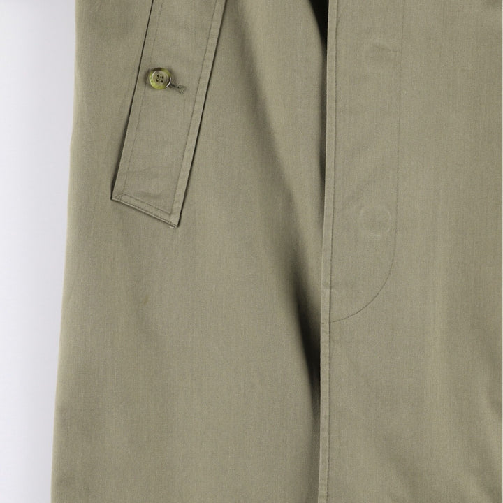 Burberry's BURBERRYS OF LONDON Balmacaan Coat, Men's Size M cotton Khaki type Vintage Second Hand
