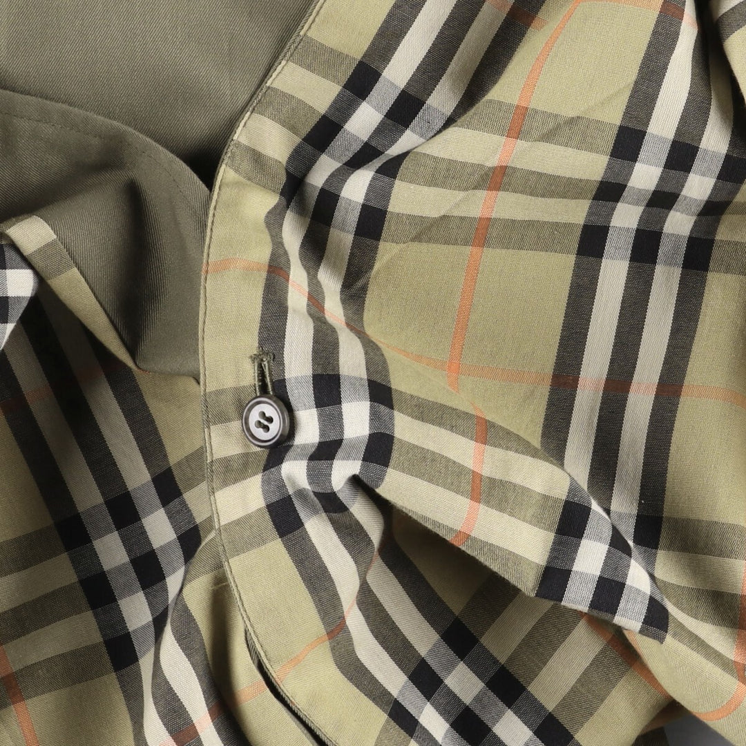 Burberry's BURBERRYS OF LONDON Balmacaan Coat, Men's Size M cotton Khaki type Vintage Second Hand