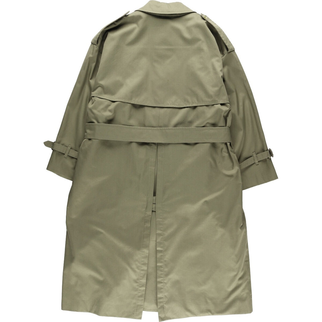 Burberry's Balmacaan coat, men's size M cotton Khaki type Vintage Second Hand