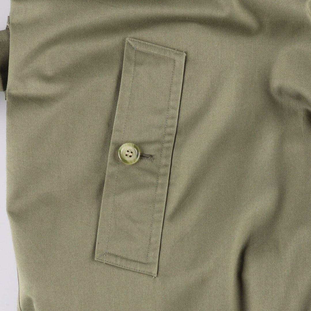 Burberry's Balmacaan coat, men's size M cotton Khaki type Vintage Second Hand