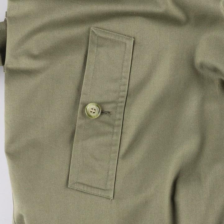 Burberry's Balmacaan coat, men's size M cotton Khaki type Vintage Second Hand