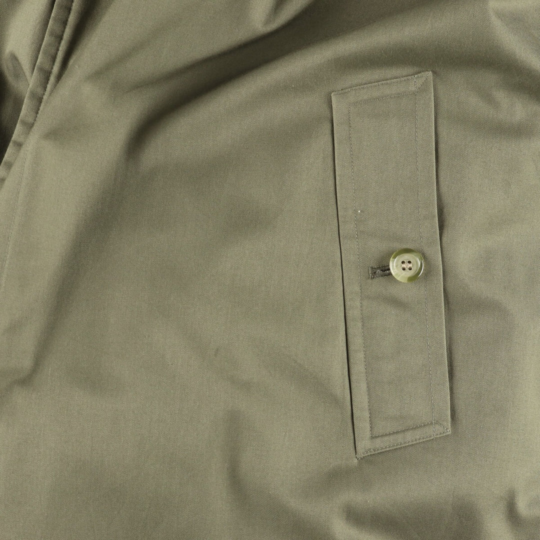 Burberry's Balmacaan coat, men's size M cotton Khaki type Vintage Second Hand