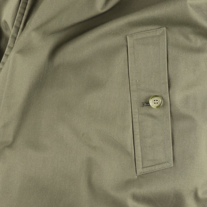 Burberry's Balmacaan coat, men's size M cotton Khaki type Vintage Second Hand