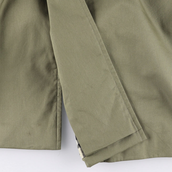 Burberry's Balmacaan coat, men's size M cotton Khaki type Vintage Second Hand