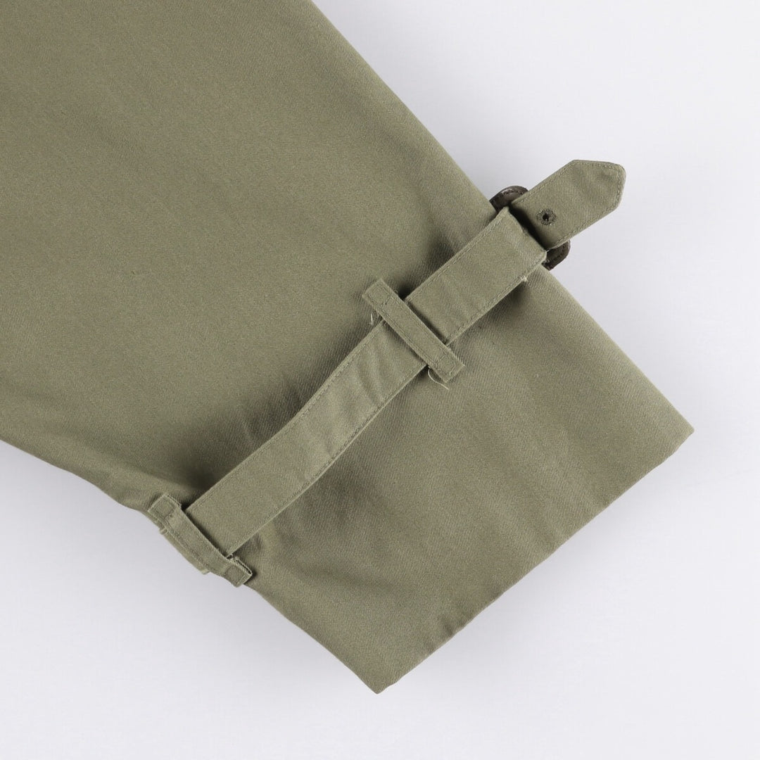 Burberry's Balmacaan coat, men's size M cotton Khaki type Vintage Second Hand