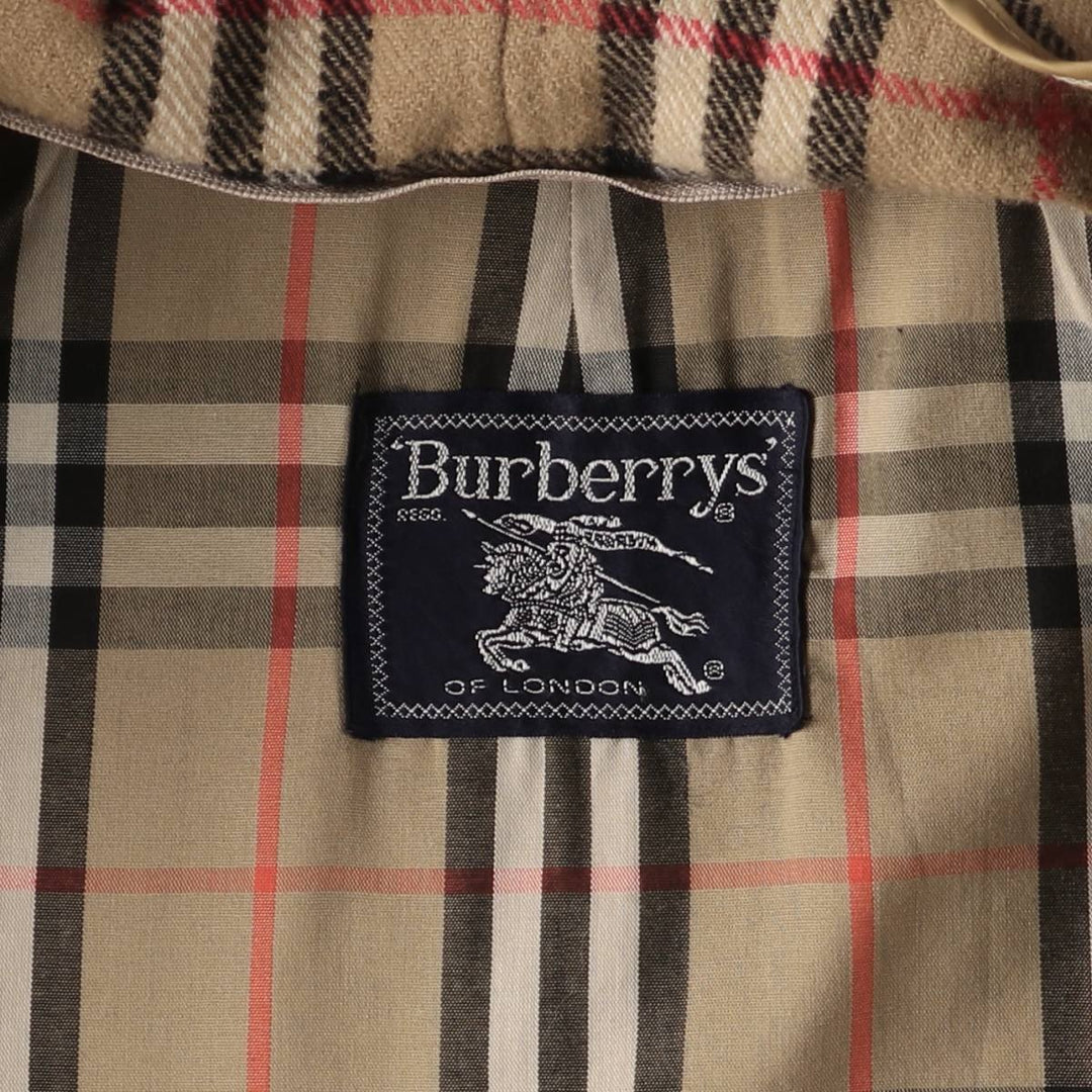 Burberry's BURBERRYS OF LONDON Balmacaan Coat, Men's XL cotton Beige type Vintage Second Hand
