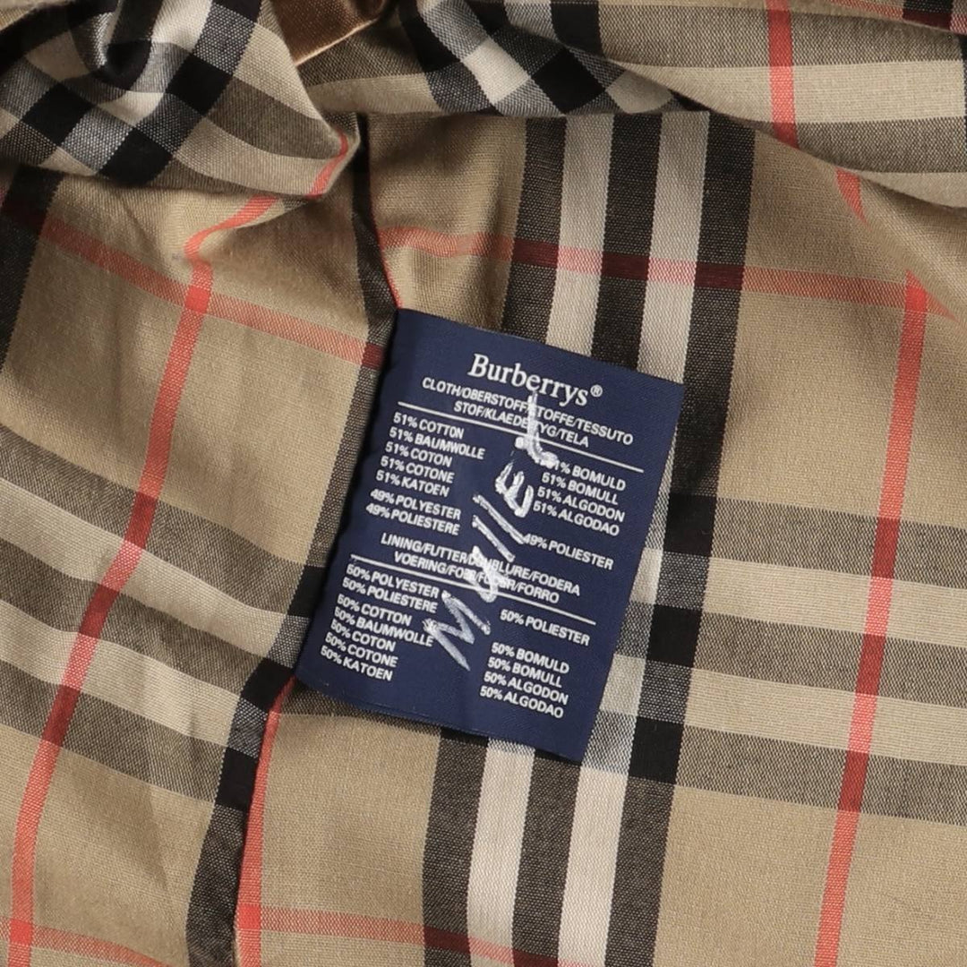 Burberry's BURBERRYS OF LONDON Balmacaan Coat, Men's XL cotton Beige type Vintage Second Hand