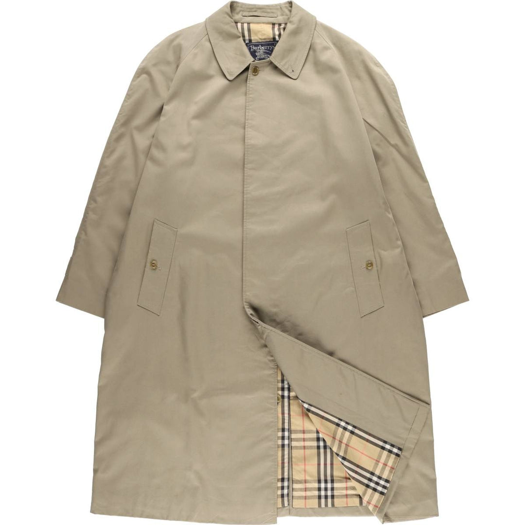 Burberry's BURBERRYS LONDON Balmacaan Coat, Made in England, Men's XL polyester Beige type Vintage Second Hand