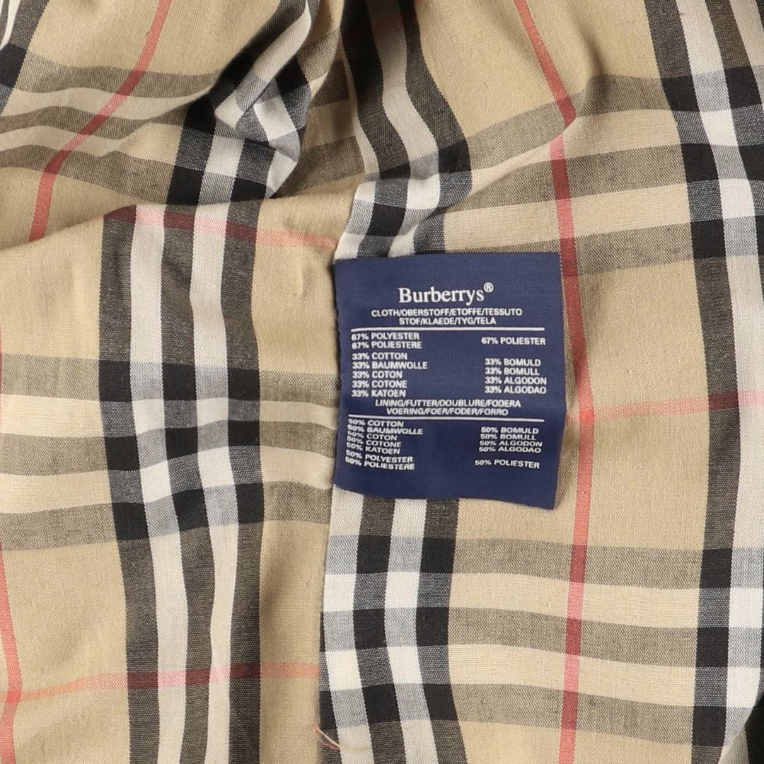 Burberry's BURBERRYS LONDON Balmacaan Coat, Made in England, Men's XL polyester Beige type Vintage Second Hand