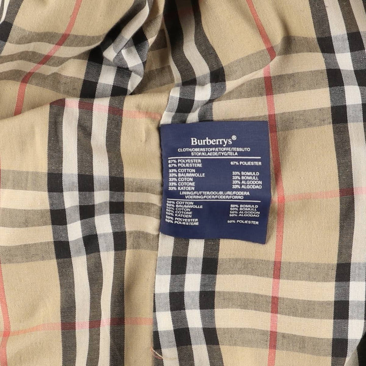 Burberry's BURBERRYS LONDON Balmacaan Coat, Made in England, Men's XL polyester Beige type Vintage Second Hand