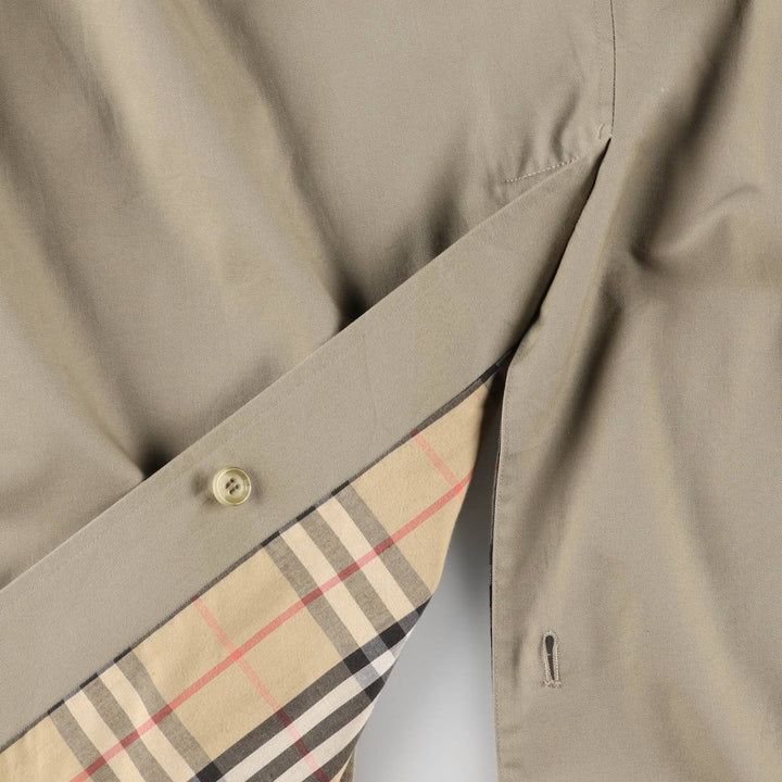 Burberry's BURBERRYS LONDON Balmacaan Coat, Made in England, Men's XL polyester Beige type Vintage Second Hand