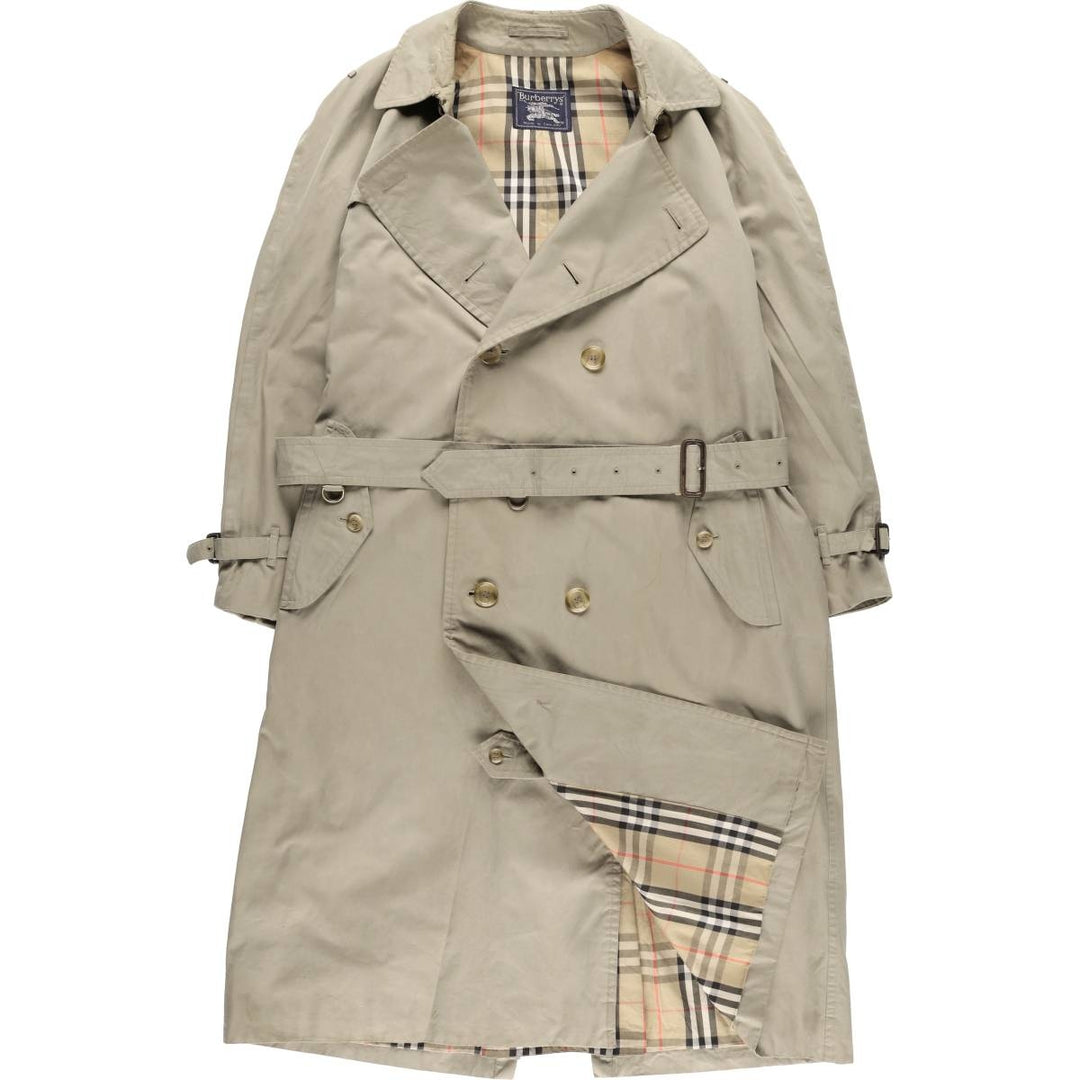 Burberry's 100% cotton trench coat, made in England, men's size XL cotton Beige type Vintage Second Hand